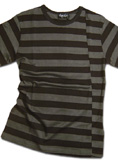 【ボーダーTシャツ】 Irregular border SST