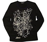 【UネックロンT】 Tagging Ghost U-neck